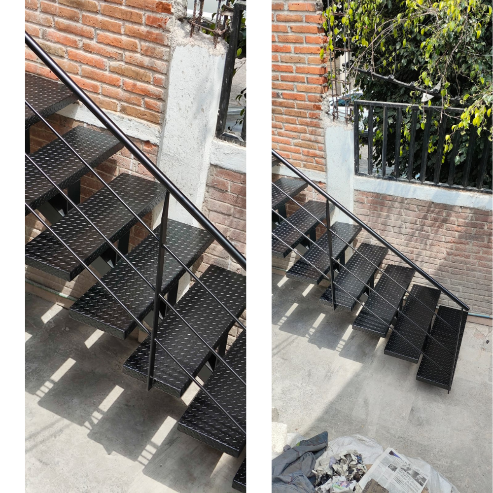 escalera de herreria antiderrapante 2